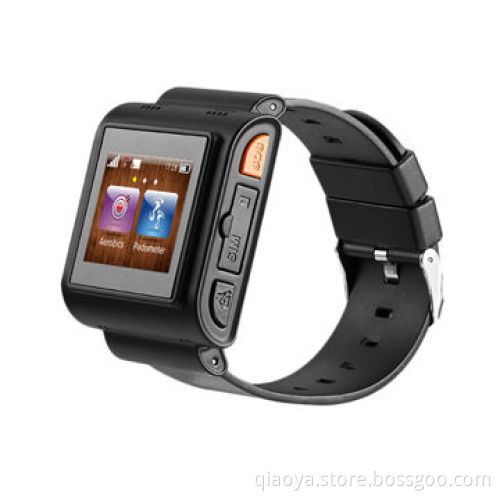 Smart Heart Rate Monitor Watch Phone with Pedometer, GPS Location Tracking System
